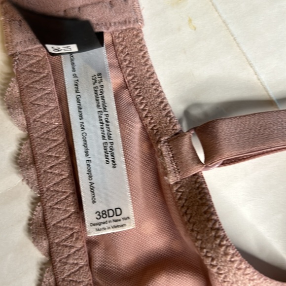 3/$25 Adore Me Bra. Size 38DD. Lightly Padded. Underwire Sexy Polka Dot Tan - Picture 6 of 7